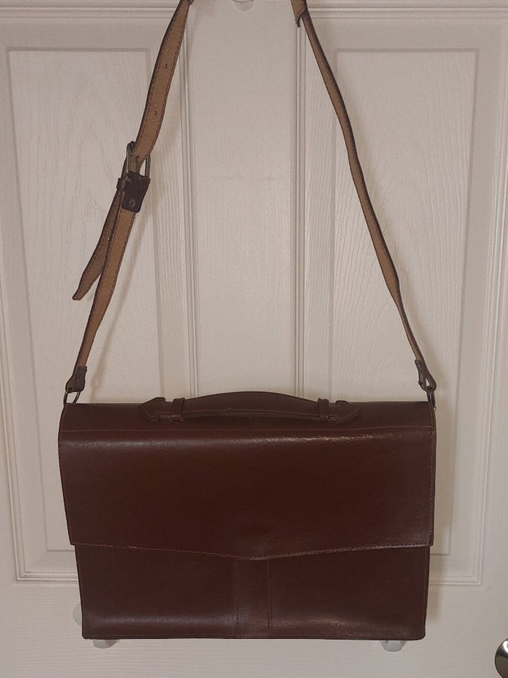 Leather Messenger Bag or Big Satchel